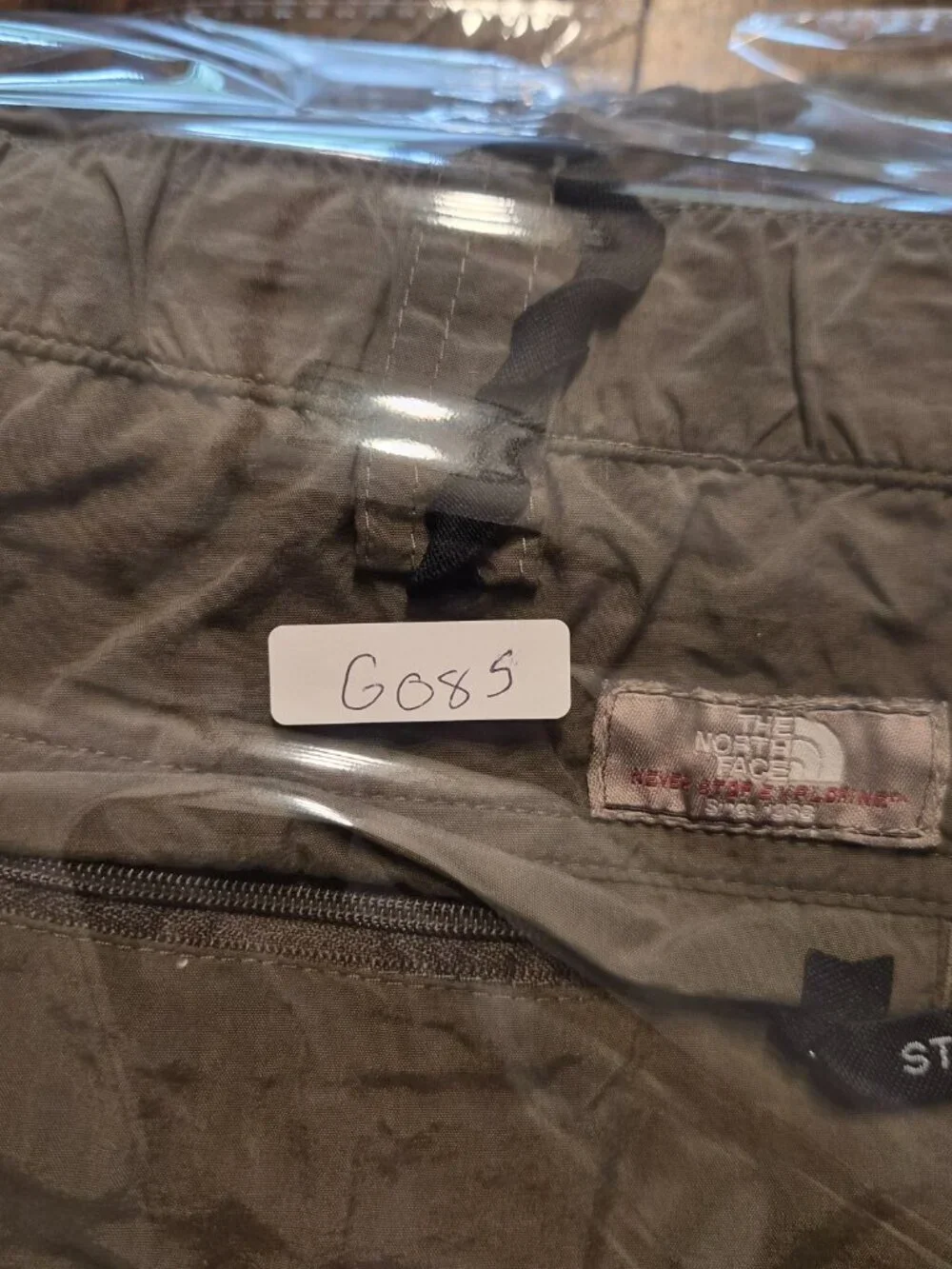 The North Face Cargo Pants Men XL Brown Nylon Convertible Shorts Hiking G085